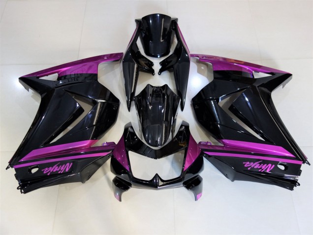 Gloss Black & Purple 2008-2012 Ninja 250 Motorcycle Fairing Gloss Black & Purple 2008-2012 Ninja 250 Motorcycle Fairing