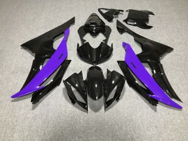 Gloss Black & Purple 2008-2016 R6 Motorcycle Fairing