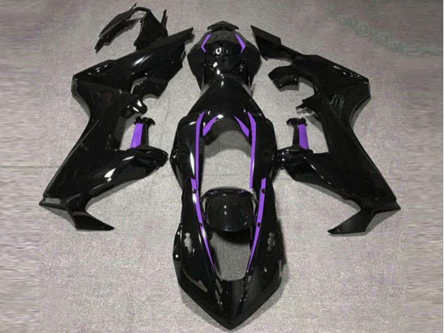 Gloss Black & Purple Lining 2017-2023 CBR1000RR Motorcycle Fairing