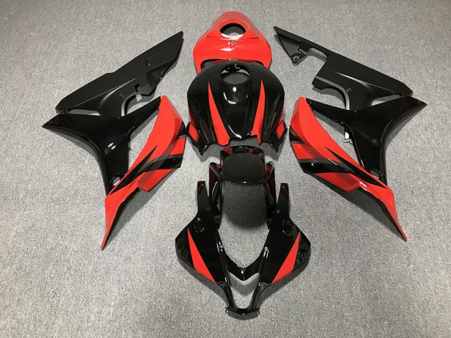 Gloss Black & Red 2007-2008 CBR600RR Motorcycle Fairing Gloss Black & Red 2007-2008 CBR600RR Motorcycle Fairing