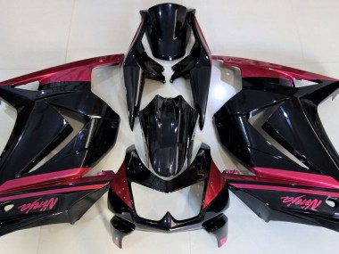Gloss Black & Red 2008-2012 Ninja 250 Motorcycle Fairing