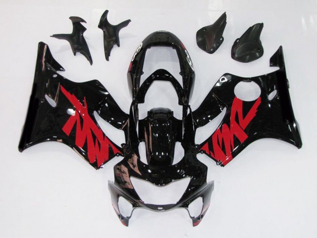 Gloss Black Red Decal 1999-2000 CBR600 F4 Motorcycle Fairing Gloss Black Red Decal 1999-2000 CBR600 F4 Motorcycle Fairing