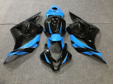 Gloss Black & Sky Blue 2009-2012 CBR600RR Motorcycle Fairing