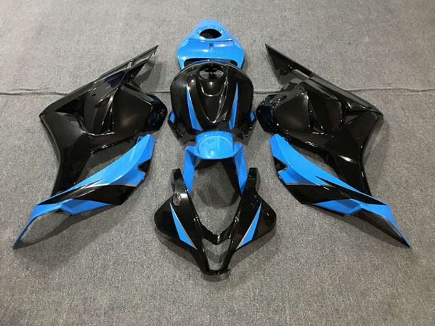 Gloss Black & Sky Blue 2009-2012 CBR600RR Motorcycle Fairing Gloss Black & Sky Blue 2009-2012 CBR600RR Motorcycle Fairing