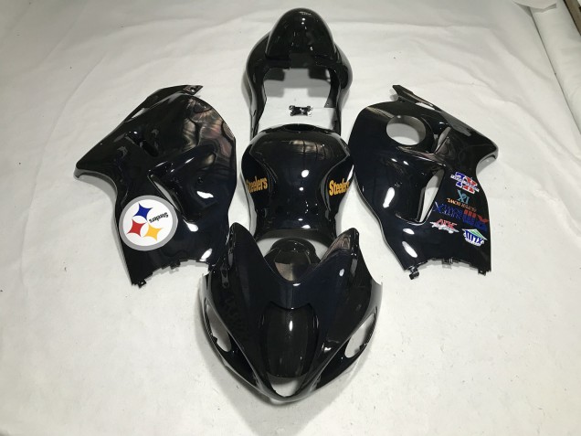 Gloss Black Team Logo 1997-2007 GSXR 1300 Hayabusa Motorcycle Fairing Gloss Black Team Logo 1997-2007 GSXR 1300 Hayabusa Motorcycle Fairing