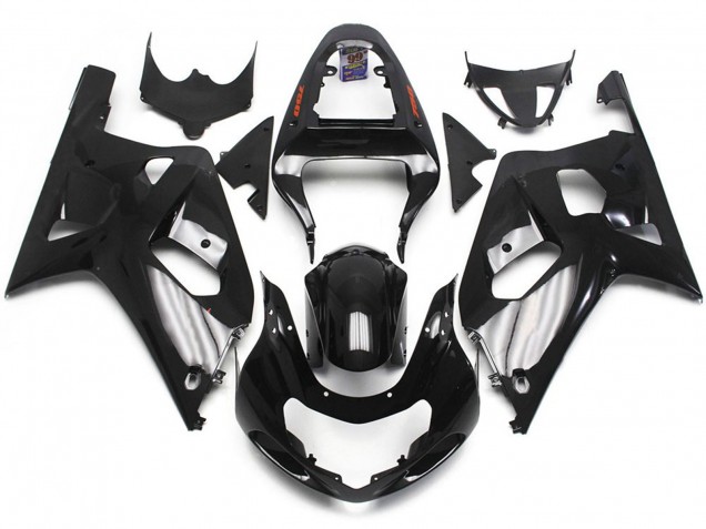 Gloss Black 2001-2003 GSXR 600-750 Motorcycle Fairing Gloss Black 2001-2003 GSXR 600-750 Motorcycle Fairing