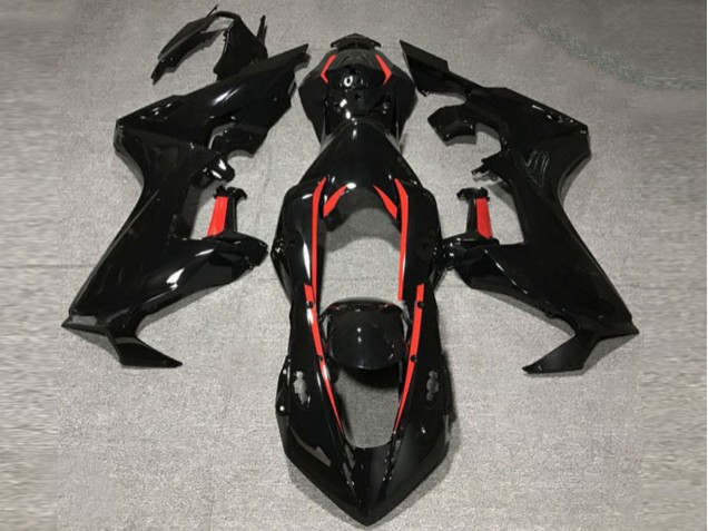 Gloss Black W Red Lining 2017-2023 CBR1000RR Motorcycle Fairing Gloss Black W Red Lining 2017-2023 CBR1000RR Motorcycle Fairing
