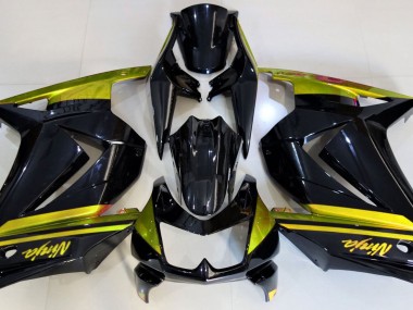 Gloss Black & Yellow 2008-2012 Ninja 250 Motorcycle Fairing