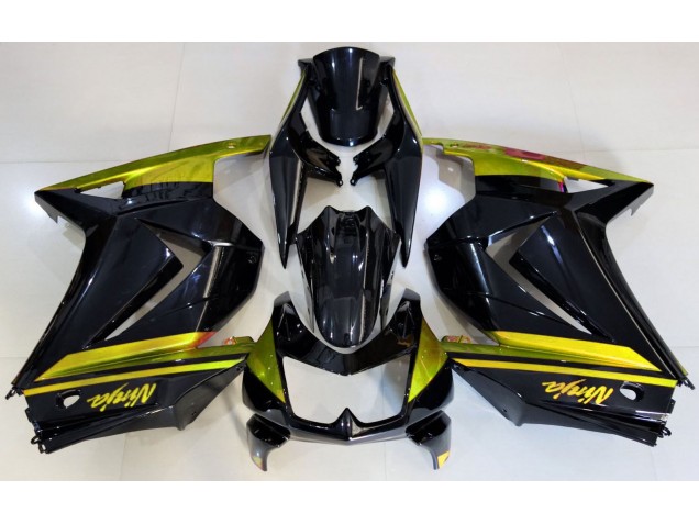 Gloss Black & Yellow 2008-2012 Ninja 250 Motorcycle Fairing Gloss Black & Yellow 2008-2012 Ninja 250 Motorcycle Fairing