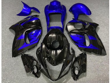 Gloss Black and Deep Blue 2008-2020 GSXR 1300 Hayabusa Motorcycle Fairing
