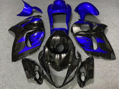 Gloss Black and Deep Blue 2008-2020 GSXR 1300 Hayabusa Motorcycle Fairing