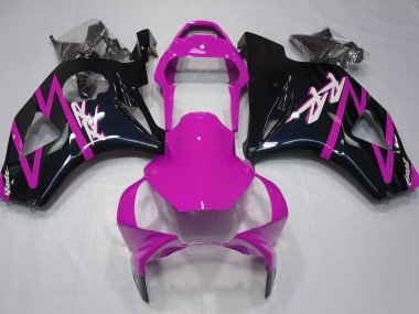 Gloss Black and Pink 2002-2003 CBR954RR Motorcycle Fairing