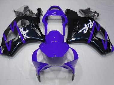 Gloss Black and Purple 2002-2003 CBR954RR Motorcycle Fairing
