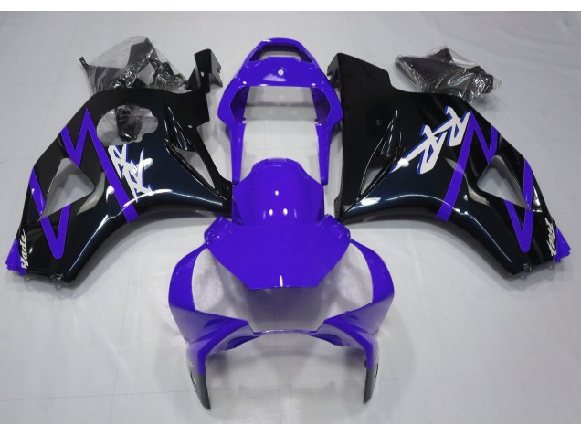 Gloss Black and Purple 2002-2003 CBR954RR Motorcycle Fairing