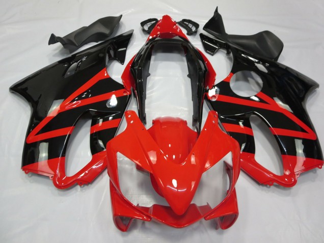 Gloss Black and Red 2004-2007 CBR600 F4i Motorcycle Fairing Gloss Black and Red 2004-2007 CBR600 F4i Motorcycle Fairing