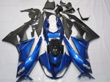 Gloss Blue 2009-2012 ZX6R Motorcycle Fairing