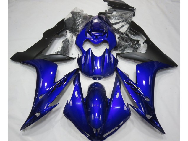 Gloss Blue & Black 2004-2006 R1 Motorcycle Fairing Gloss Blue & Black 2004-2006 R1 Motorcycle Fairing