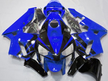 Gloss Blue & Black Design 2005-2006 CBR600RR Motorcycle Fairing