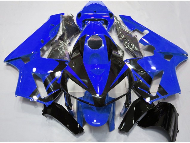 Gloss Blue & Black Design 2005-2006 CBR600RR Motorcycle Fairing Gloss Blue & Black Design 2005-2006 CBR600RR Motorcycle Fairing