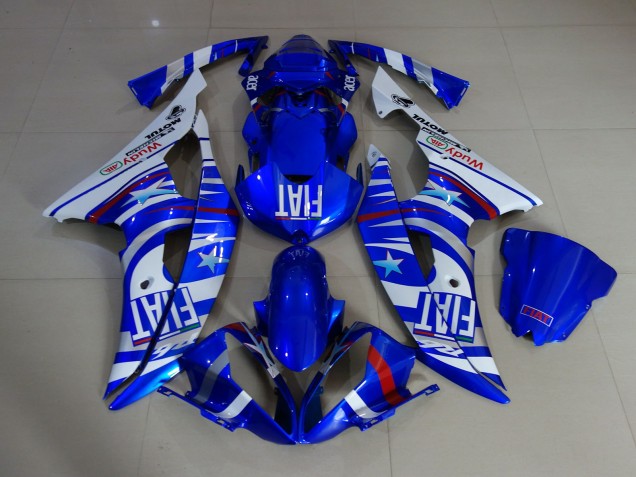 Gloss Blue Fiat 2008-2016 R6 Motorcycle Fairing Gloss Blue Fiat 2008-2016 R6 Motorcycle Fairing