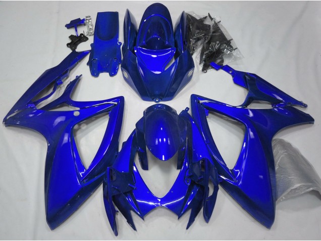 Gloss Blue Plain 2006-2007 GSXR 600-750 Motorcycle Fairing Gloss Blue Plain 2006-2007 GSXR 600-750 Motorcycle Fairing