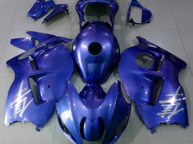 Gloss Blue & Silver Logo 1997-2007 GSXR 1300 Hayabusa Motorcycle Fairing