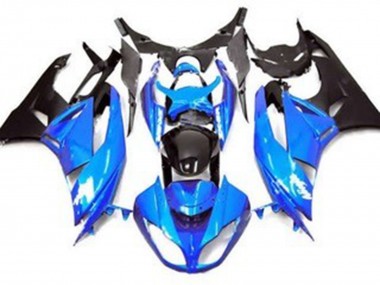 Gloss Blue Style 2009-2012 ZX6R Motorcycle Fairing