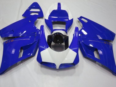 Gloss Blue & White 1993-2005 Ducati 996 748 916 998 Motorcycle Fairing