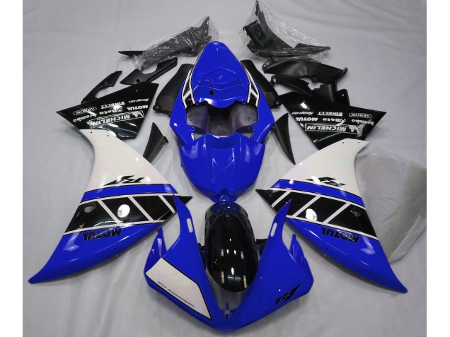 Gloss Blue White and Black 2012-2014 R1 Motorcycle Fairing Gloss Blue White and Black 2012-2014 R1 Motorcycle Fairing