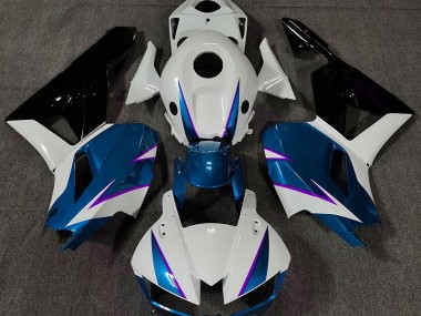 Gloss Blue White and Purple 2013-2023 CBR600RR Motorcycle Fairing