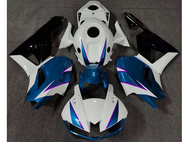 Gloss Blue White and Purple 2013-2023 CBR600RR Motorcycle Fairing Gloss Blue White and Purple 2013-2023 CBR600RR Motorcycle Fairing