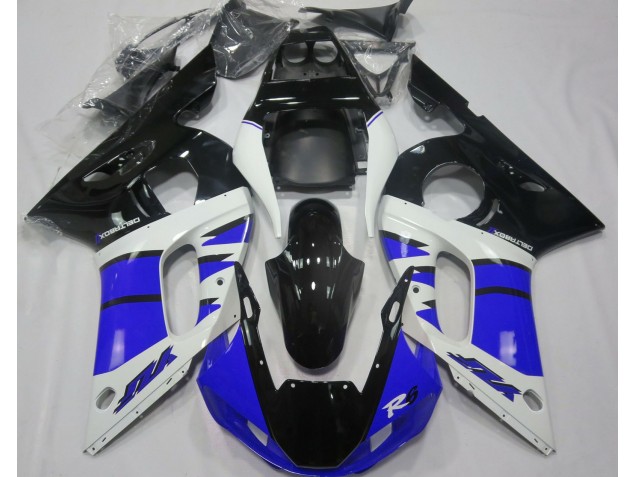 Gloss Blue and Black 1998-2002 R6 Motorcycle Fairing Gloss Blue and Black 1998-2002 R6 Motorcycle Fairing