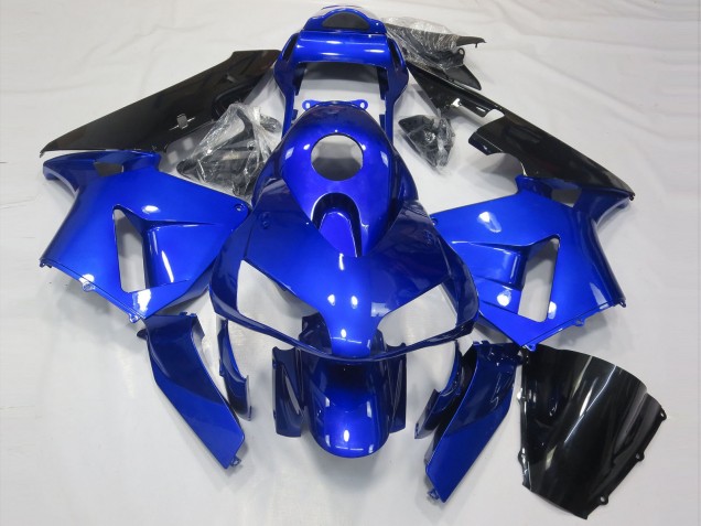 Gloss Blue and Black 2003-2004 CBR600RR Motorcycle Fairing