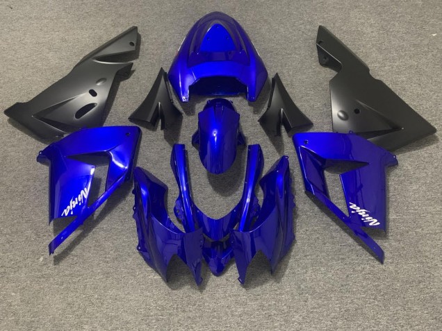 Gloss Blue and Black 2004-2005 ZX10R Motorcycle Fairing Gloss Blue and Black 2004-2005 ZX10R Motorcycle Fairing