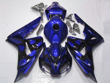 Gloss Blue and Black 2006-2007 CBR1000RR Motorcycle Fairing