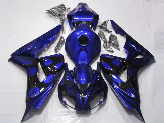 Gloss Blue and Black 2006-2007 CBR1000RR Motorcycle Fairing