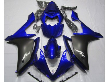 Gloss Blue and Black 2007-2008 R1 Motorcycle Fairing