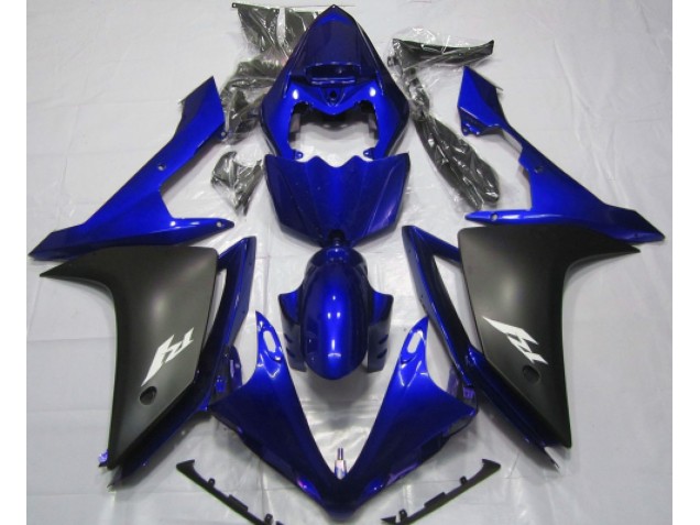 Gloss Blue and Black 2007-2008 R1 Motorcycle Fairing