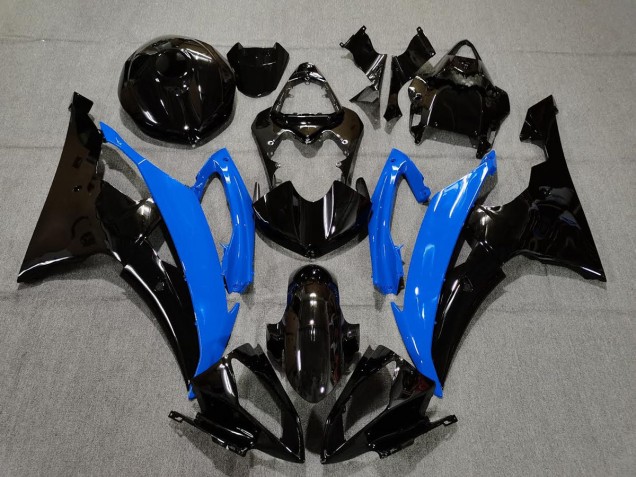 Gloss Blue and Black 2008-2016 R6 Motorcycle Fairing Gloss Blue and Black 2008-2016 R6 Motorcycle Fairing
