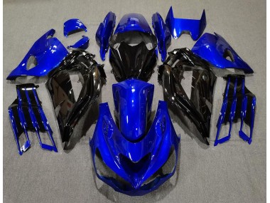 Gloss Blue and Black 2012-2021 ZX14R Motorcycle Fairing
