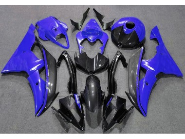 Gloss Blue and Carbon 2008-2016 R6 Motorcycle Fairing