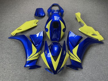 Gloss Blue and High Vis Yellow 2012-2016 CBR1000RR Motorcycle Fairing