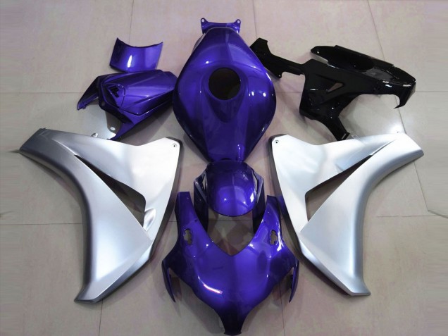 Gloss Blue and Silver 2008-2011 CBR1000RR Motorcycle Fairing Gloss Blue and Silver 2008-2011 CBR1000RR Motorcycle Fairing