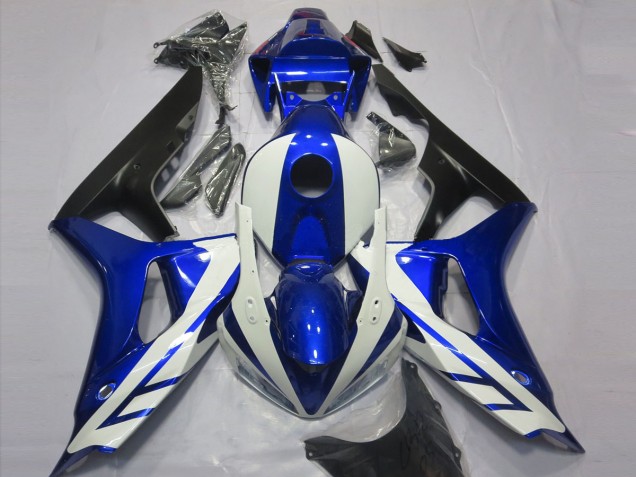 Gloss Blue and White 2006-2007 CBR1000RR Motorcycle Fairing Gloss Blue and White 2006-2007 CBR1000RR Motorcycle Fairing