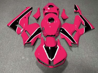 Gloss Bright Pink and Black 2013-2023 CBR600RR Motorcycle Fairing