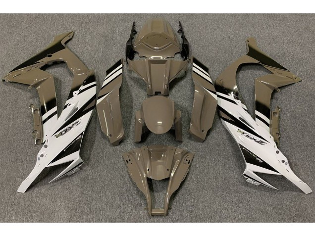 Gloss Brown & White 2011-2015 ZX10R Motorcycle Fairing Gloss Brown & White 2011-2015 ZX10R Motorcycle Fairing
