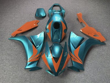 Gloss Cyan and Orange 2012-2016 CBR1000RR Motorcycle Fairing
