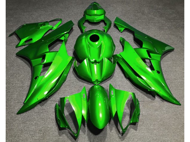 Gloss Green 2006-2007 R6 Motorcycle Fairing Gloss Green 2006-2007 R6 Motorcycle Fairing