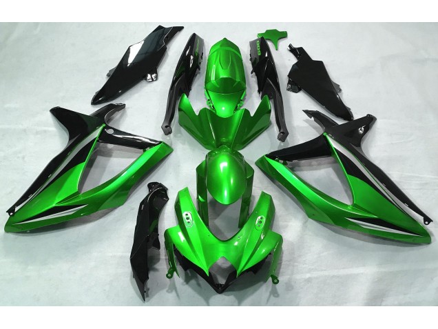 Gloss Green 2008-2010 GSXR 600-750 Motorcycle Fairing Gloss Green 2008-2010 GSXR 600-750 Motorcycle Fairing