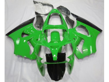 Gloss Green & Black 2000-2002 ZX6R Motorcycle Fairing